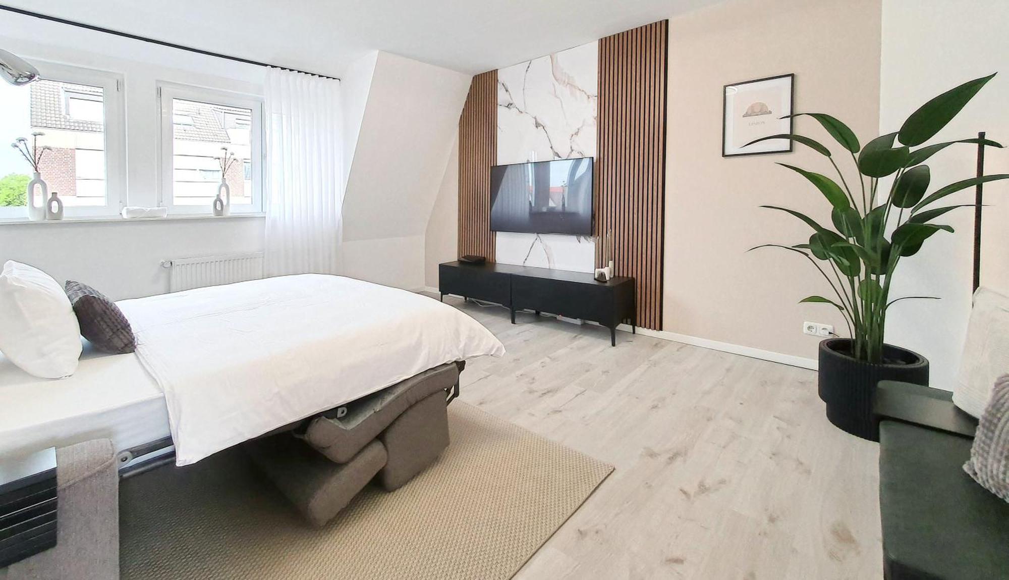 Livation - Apartments Hamm-Mitte - 2 Zi - Nespresso - Smarttv - Freewifi - Ausgestattete Kueche - 24H Check-In - Bis 4 Pers Pro Apartment هام المظهر الخارجي الصورة