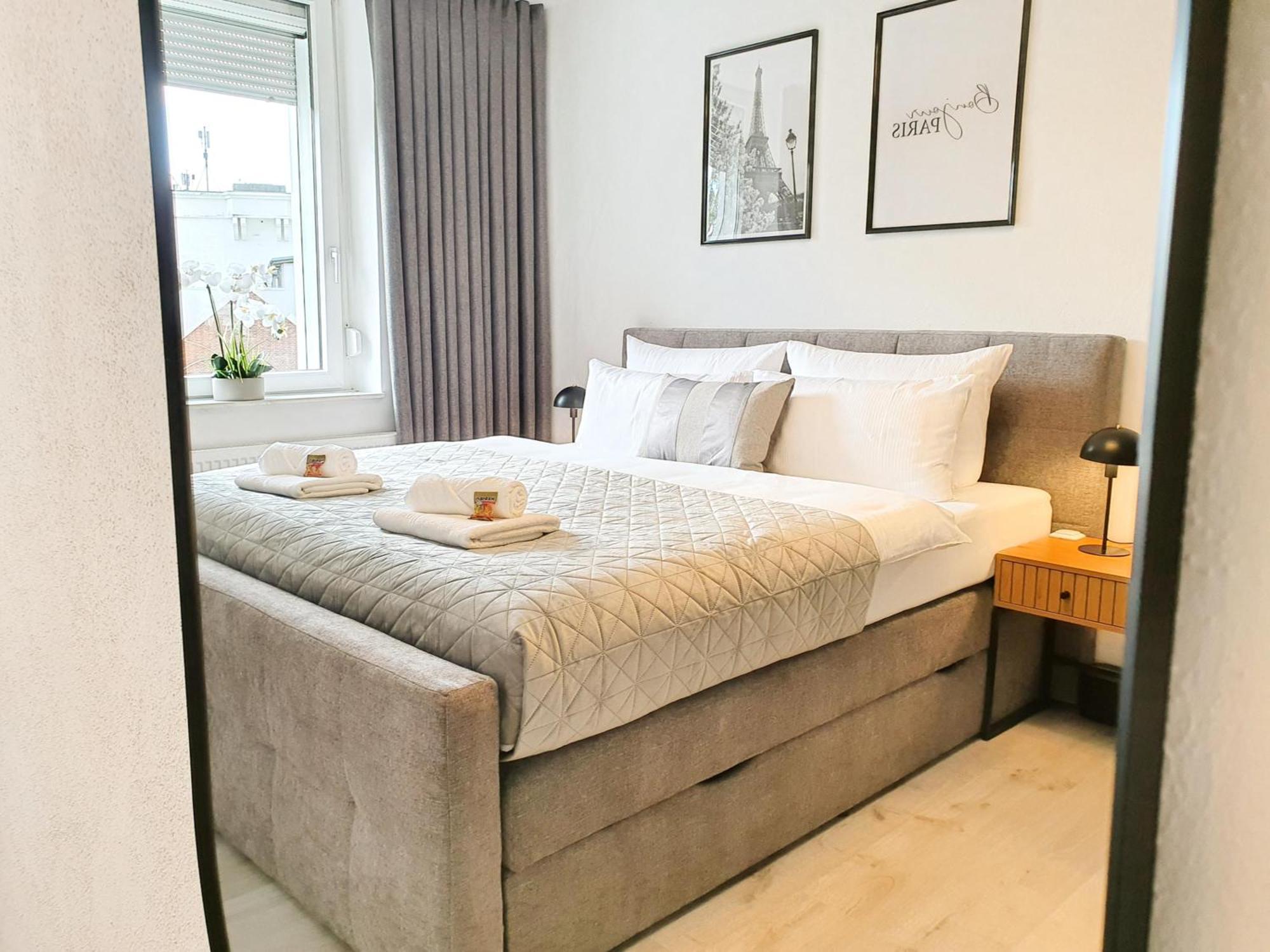 Livation - Apartments Hamm-Mitte - 2 Zi - Nespresso - Smarttv - Freewifi - Ausgestattete Kueche - 24H Check-In - Bis 4 Pers Pro Apartment هام المظهر الخارجي الصورة