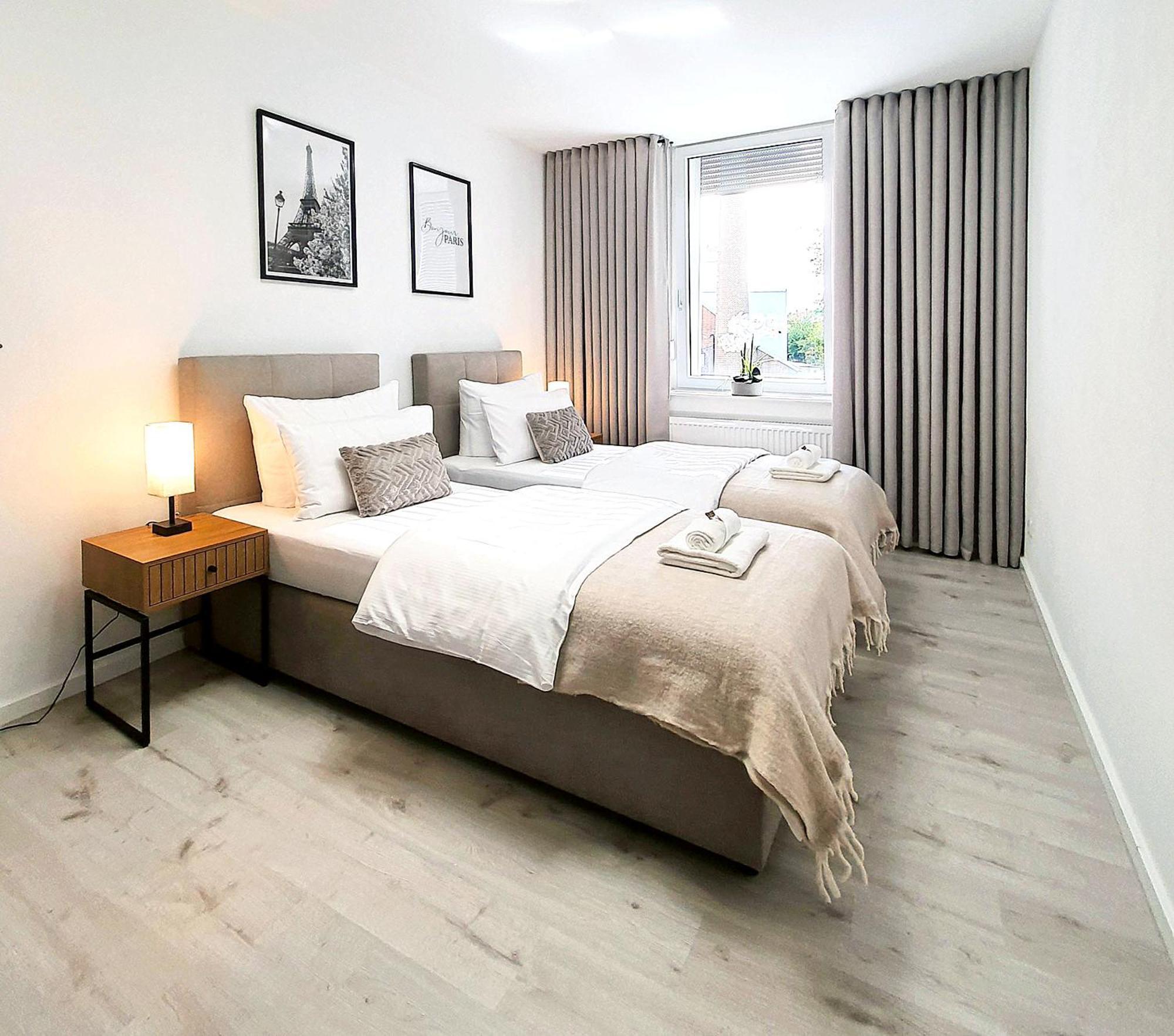 Livation - Apartments Hamm-Mitte - 2 Zi - Nespresso - Smarttv - Freewifi - Ausgestattete Kueche - 24H Check-In - Bis 4 Pers Pro Apartment هام المظهر الخارجي الصورة