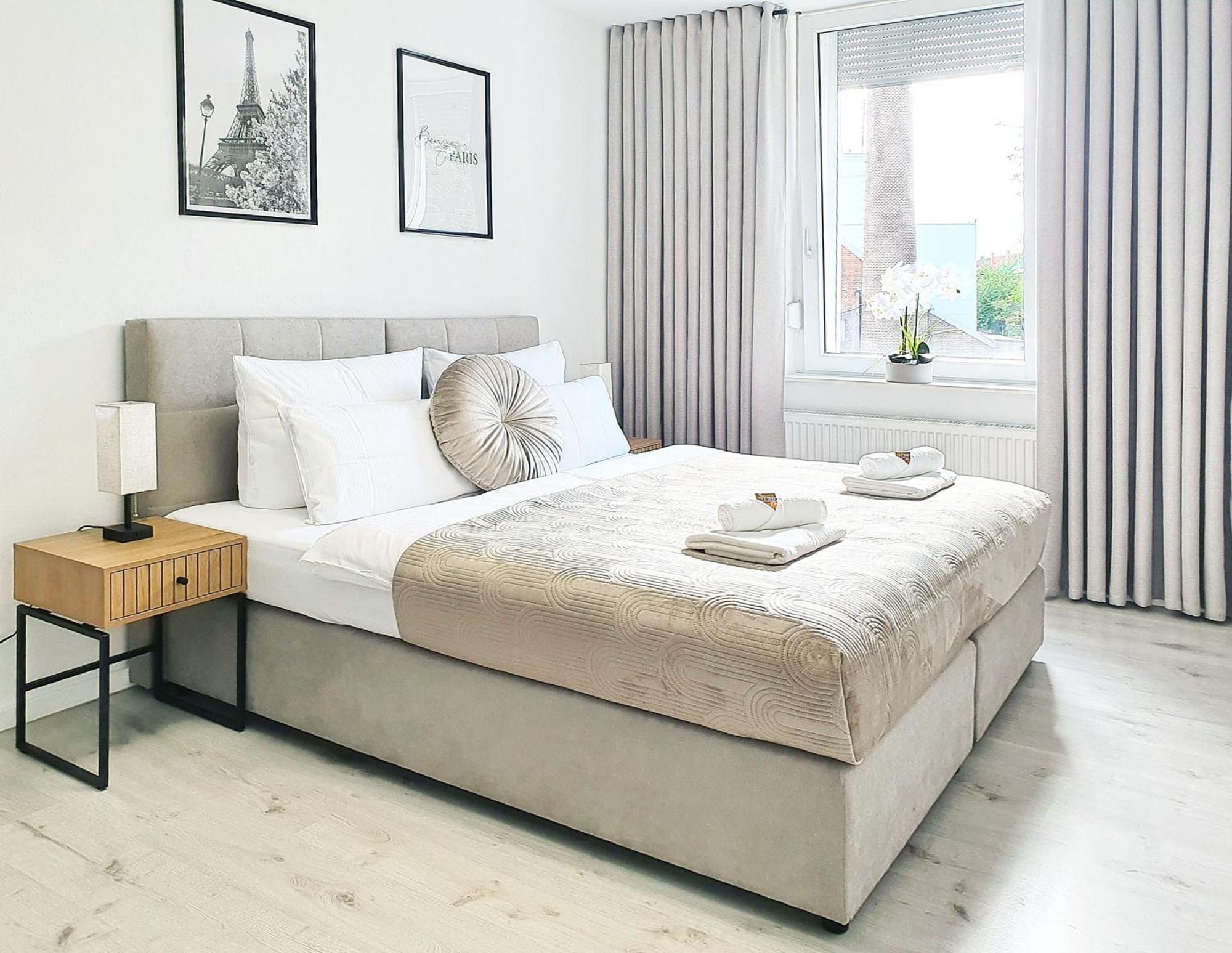 Livation - Apartments Hamm-Mitte - 2 Zi - Nespresso - Smarttv - Freewifi - Ausgestattete Kueche - 24H Check-In - Bis 4 Pers Pro Apartment هام المظهر الخارجي الصورة